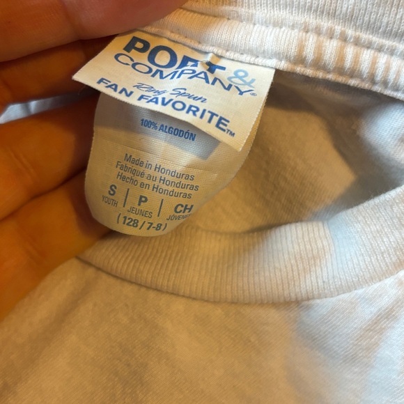 White Graphic T-Shirt with Bold Print - Picture 4 of 5